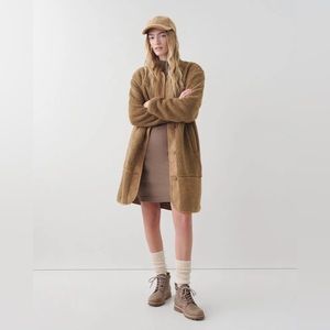 Roots longline liner Sherpa jacket - brand new